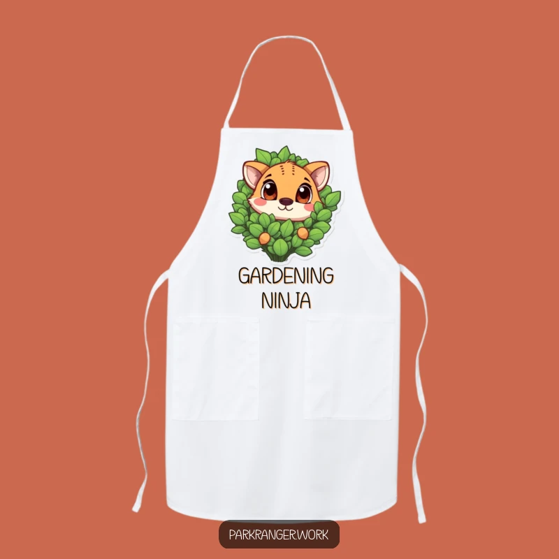 Funny Kitchen Apron: Peeking Animal Chef, Hilarious Funny Gift!
