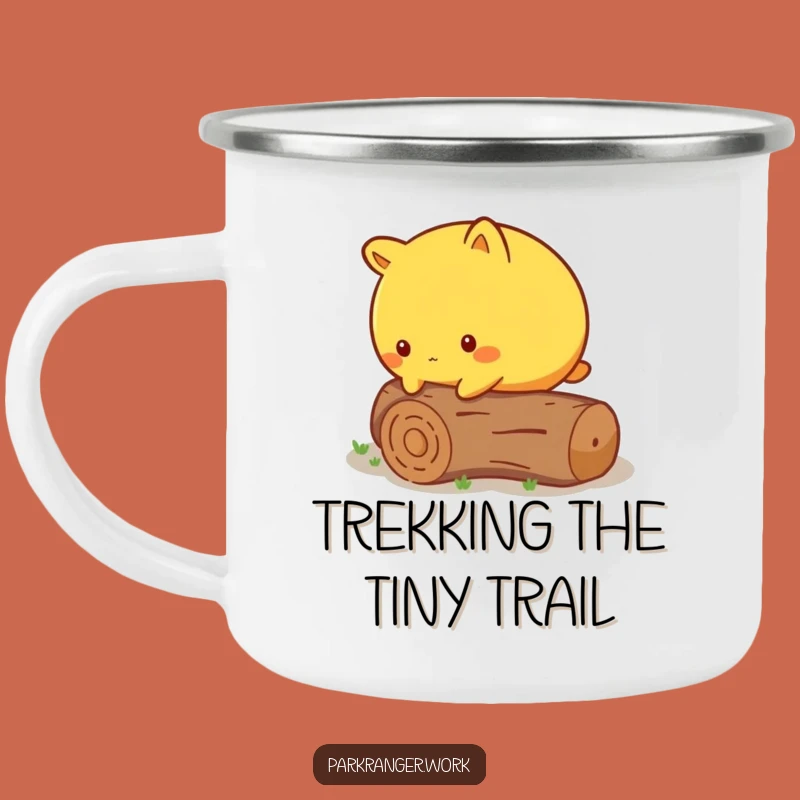 Funny Cautious Animal Camping Mug: Overcoming Obstacles, Perfect Outdoor Gift