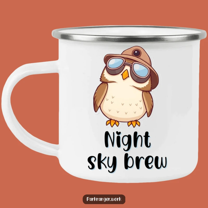 Funny Owl Ranger Camping Mug: Adventure Above, Hilarious Gift