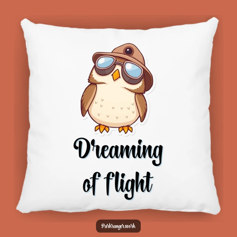Funny Owl Ranger Pillow: Cozy Contemplation, Hilarious Gift