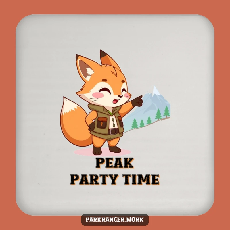 Funny Fox Ranger Coaster: Protect & Explore, Hilarious Gift