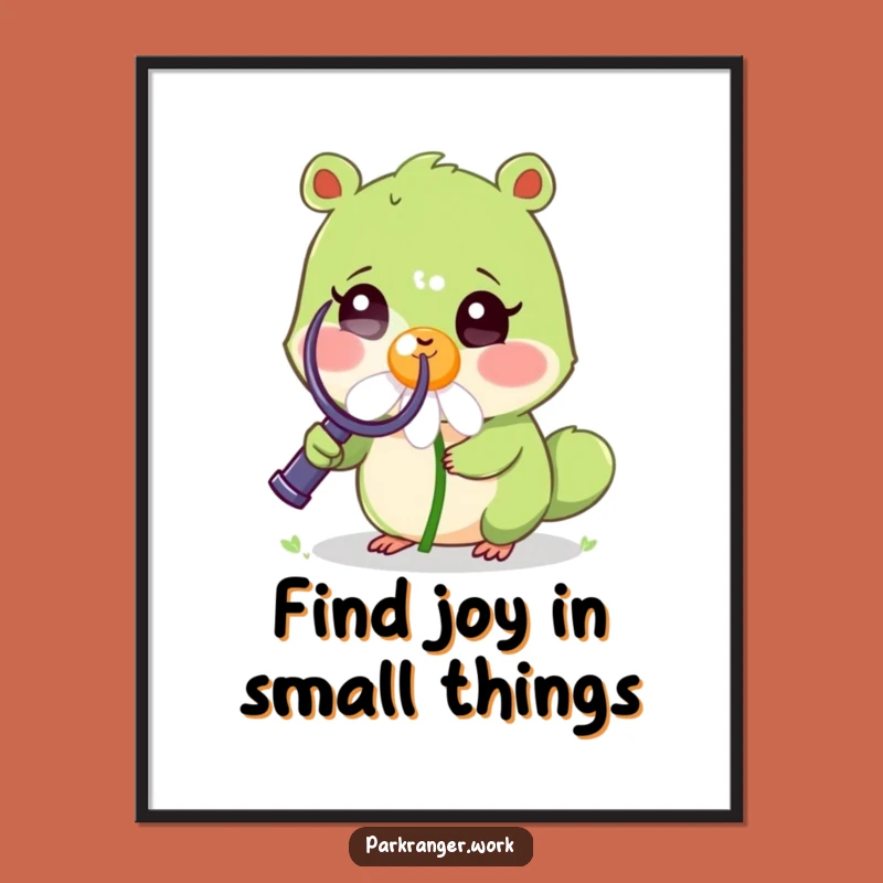 Funny Free Printable Wall Art: Green Animal & Daisy for Whimsical Home Decor