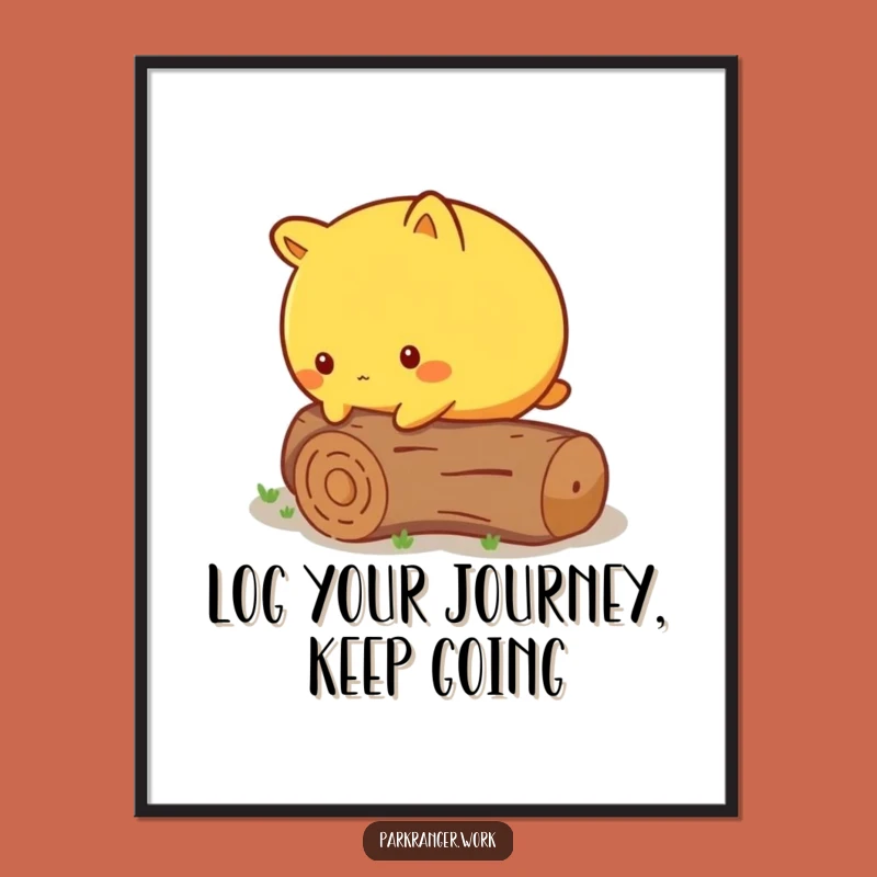 Funny Free Printable Wall Art: Cautious Animal Navigating Life for Whimsical Decor