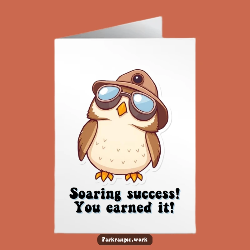 Free Printable Owl Aviator Congrats Card - Soaring Downloadable Gift