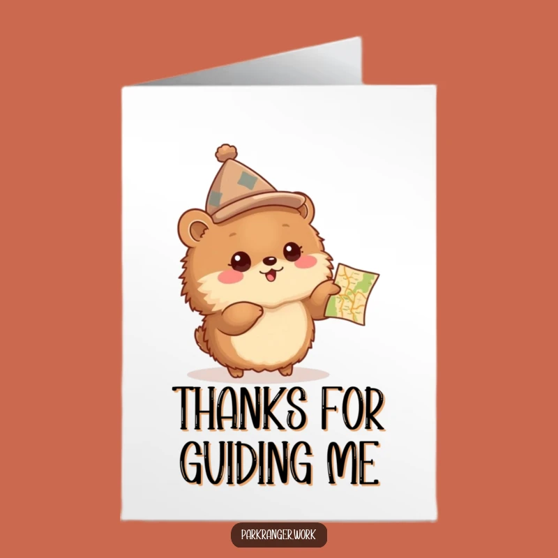 Free Printable Thank You Card: Animal Shows the Way to Gratitude, Funny Downloadable