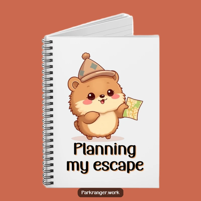 Funny Explorer Animal Notebook: Adventure Map, Perfect Journal Gift