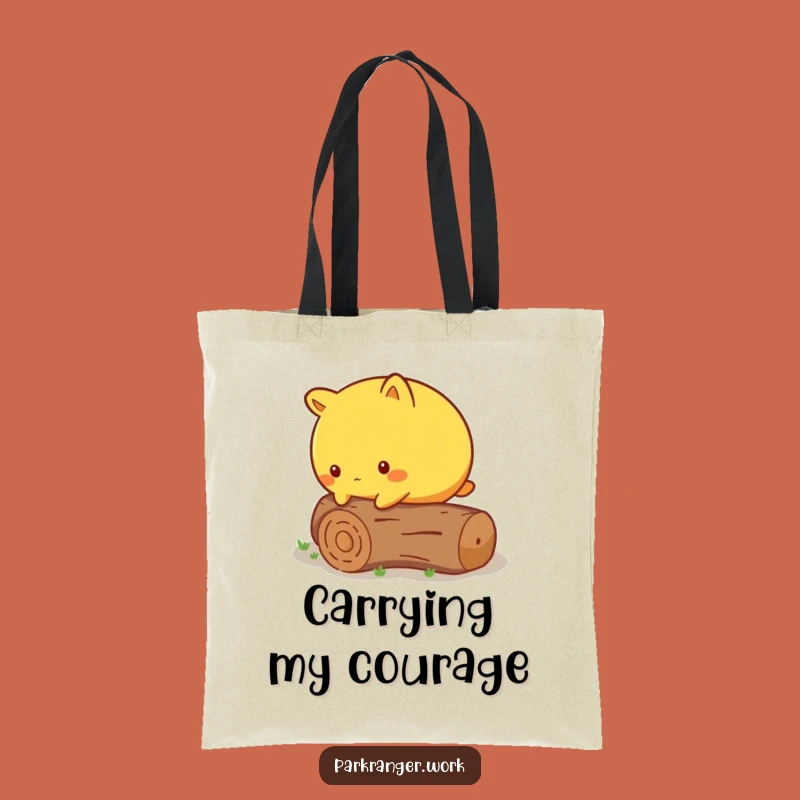 Funny Cautious Animal Tote Bag: Overcoming Obstacles, Perfect Practical Gift