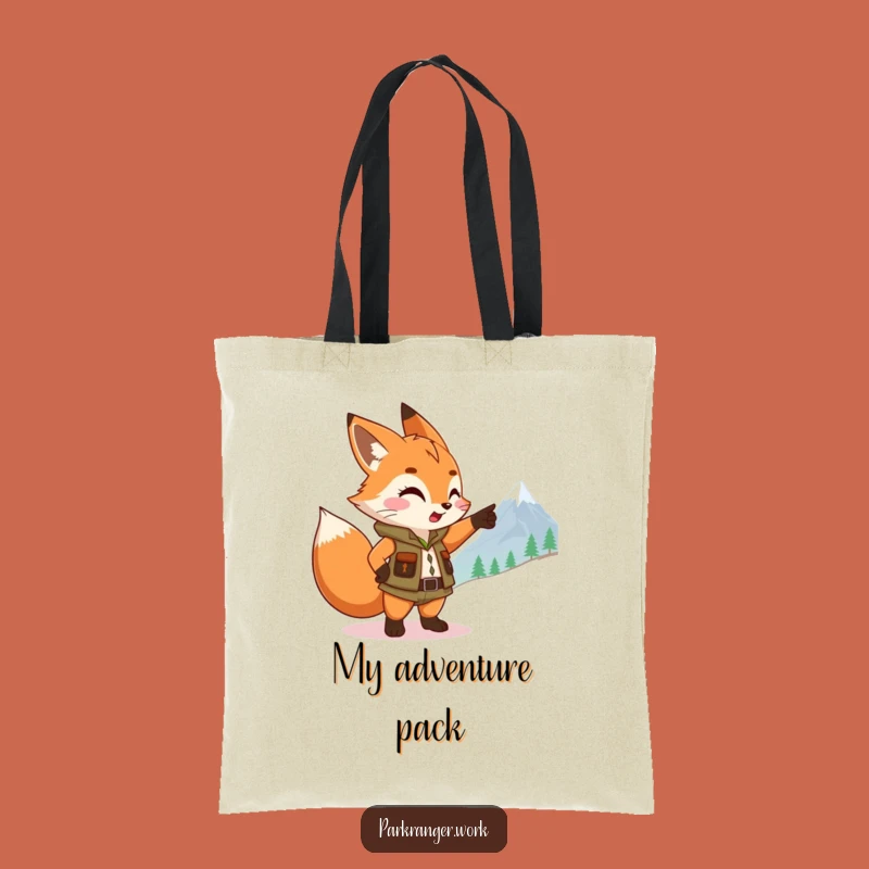 Funny Fox Ranger Tote Bag: Carry Adventure, Hilarious Gift