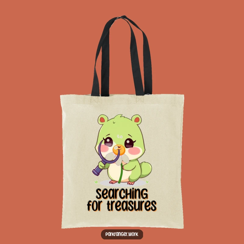 Funny Nature Detective Tote Bag: Curious Animal, Perfect Garden Gift
